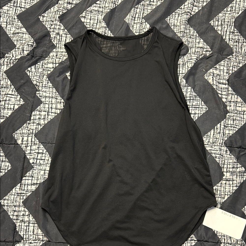 Fabletics Mesh Black Sleeveless Women's Tank Top